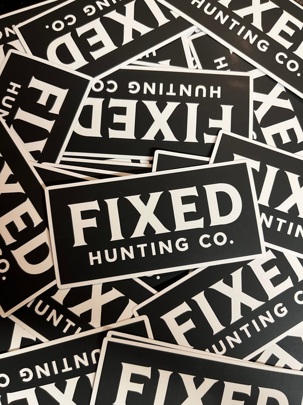 Fixed Hunting Co. Sticker