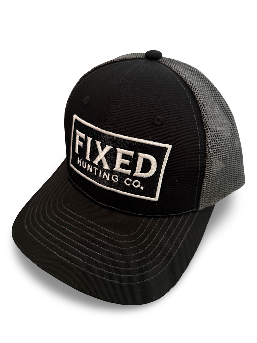 Black w/ Grey Mesh Hat