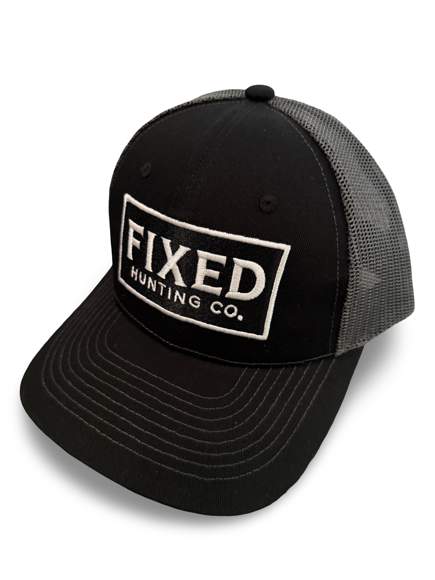 Black w/ Grey Mesh Hat