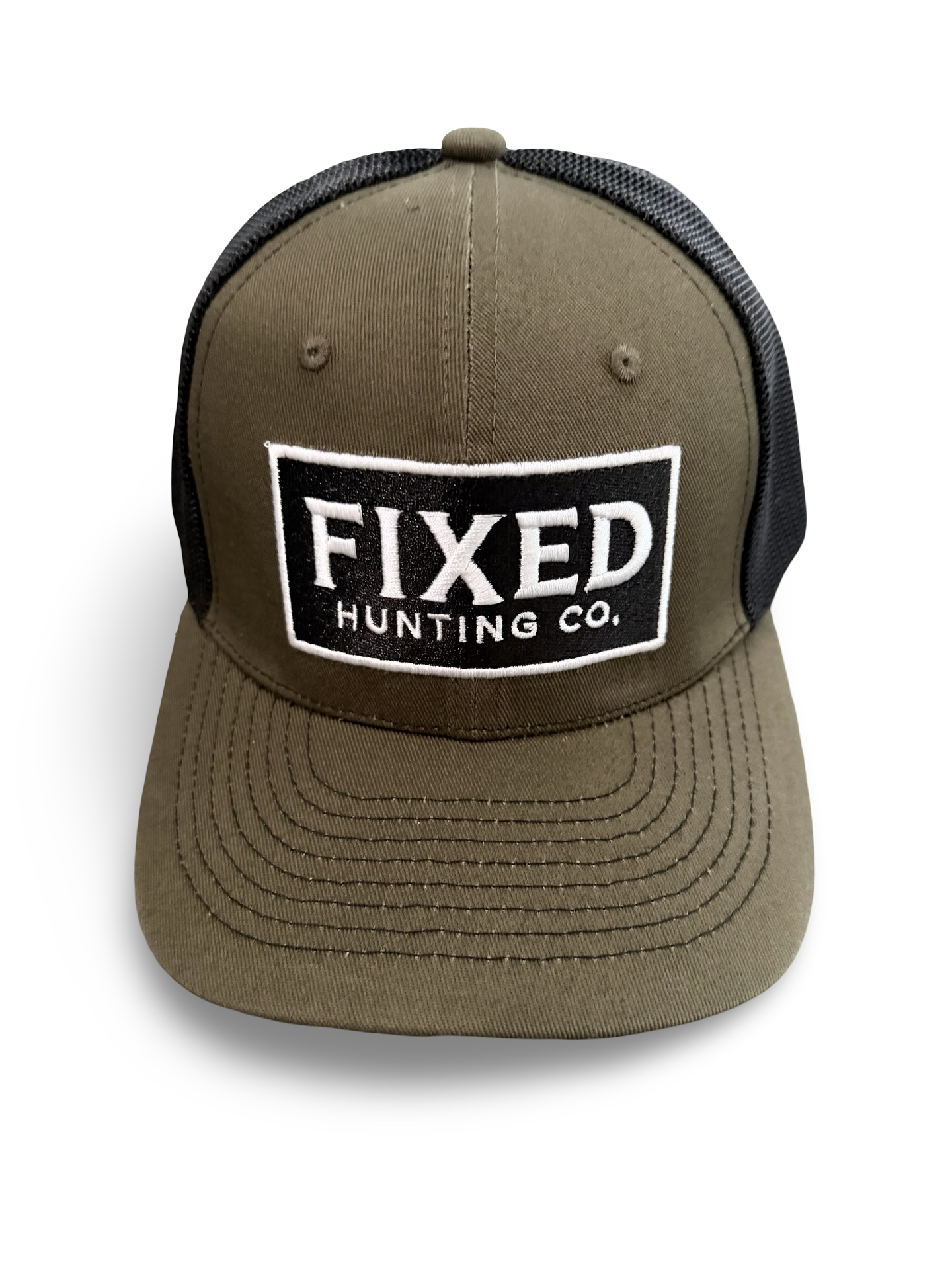 Military Green w/ Black Mesh Hat
