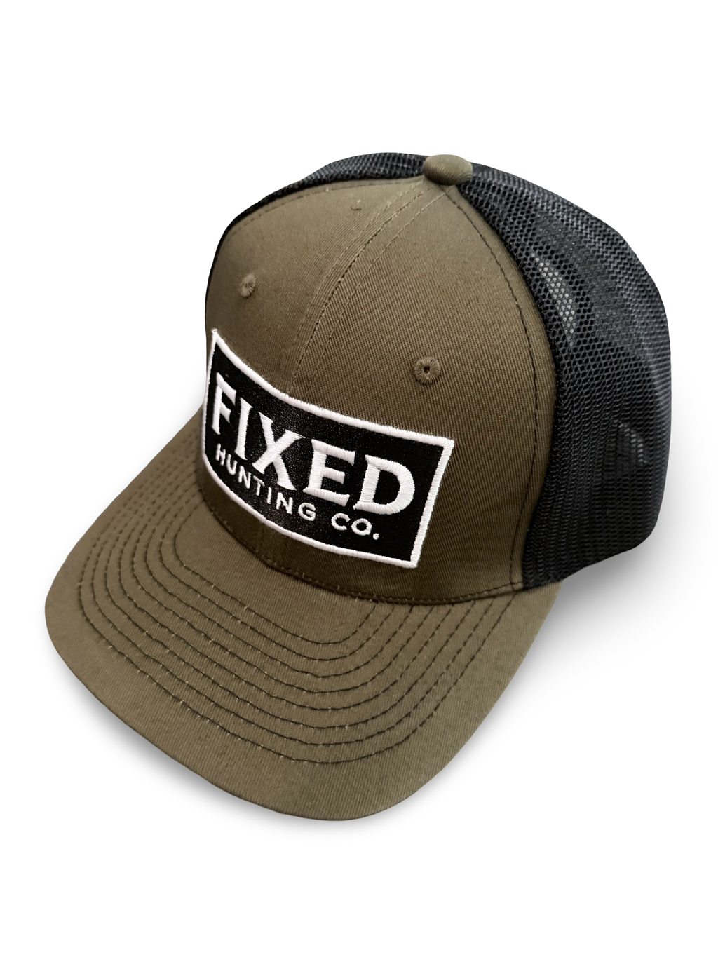 Military Green w/ Black Mesh Hat