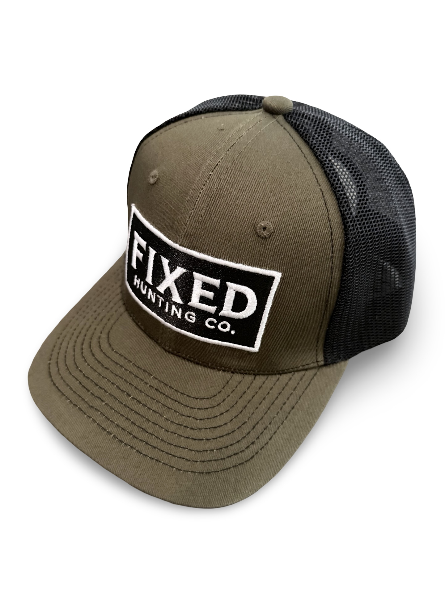 Military Green w/ Black Mesh Hat