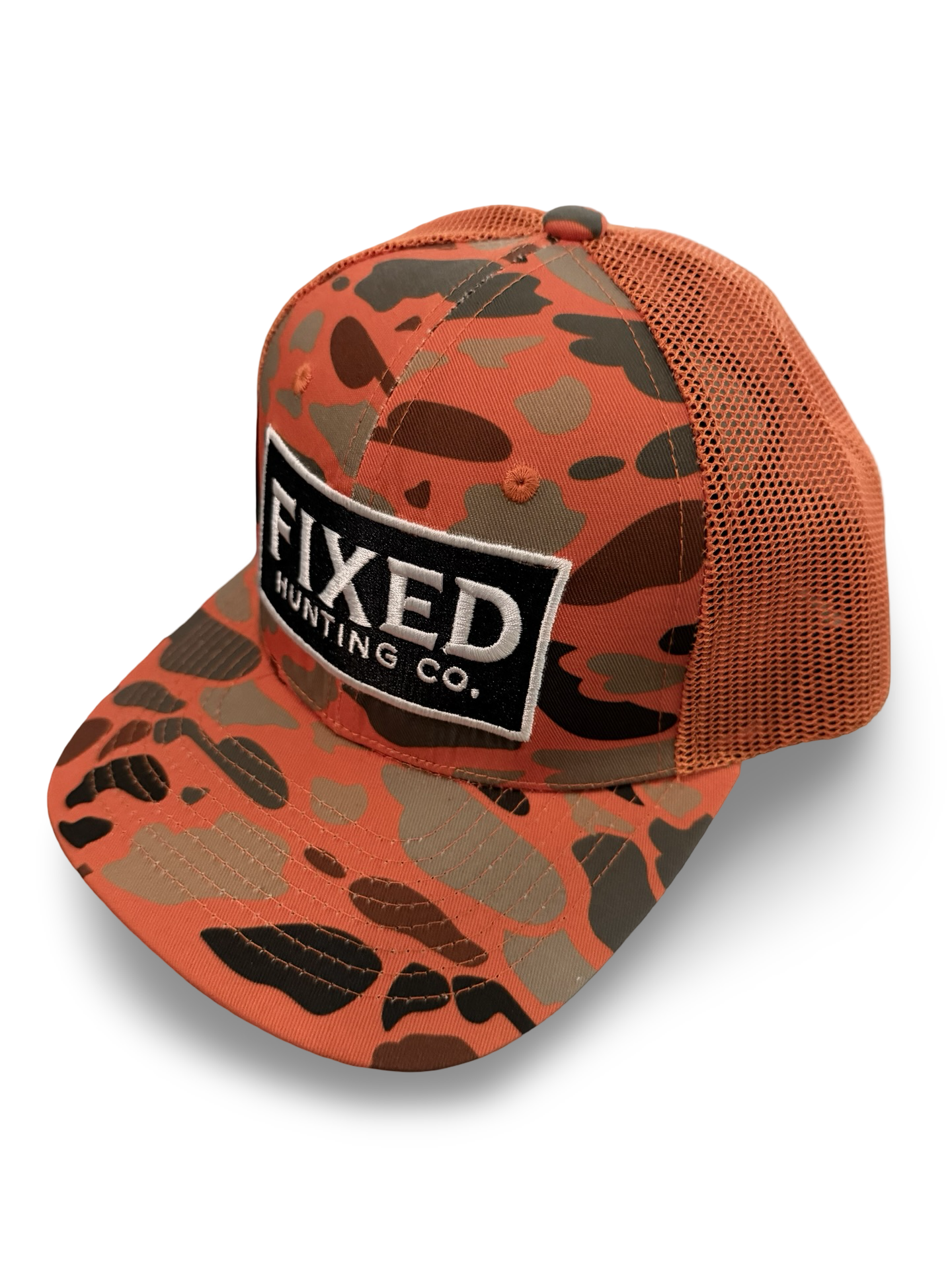 Hunters Orange Camo Hat