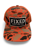 Hunters Orange Camo Hat