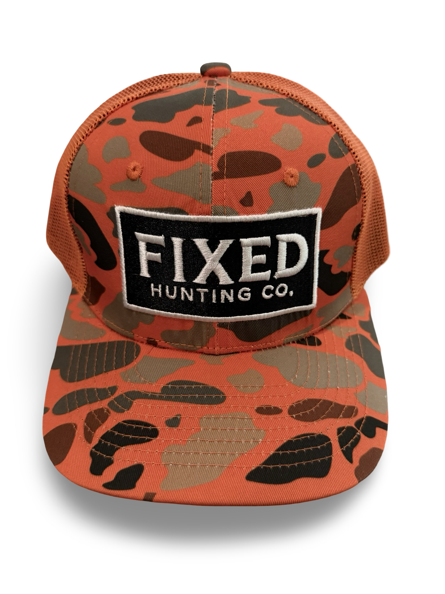 Hunters Orange Camo Hat